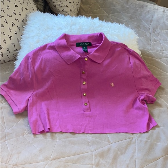 Ralph Lauren Tops - 3/$10 Ralph Lauren raw hem top